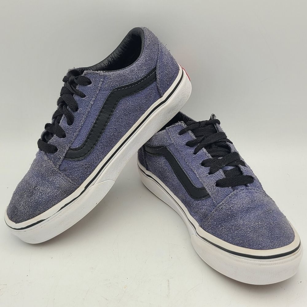 Vans Pig Suede Old Skool 500717 Kids Size 1 - Blue Black